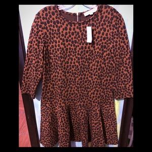 The Loft leopard print shirt/dress